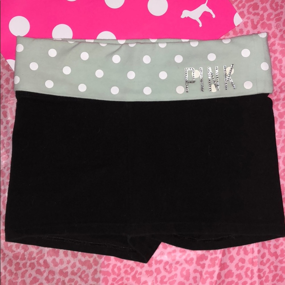 Vs pink yoga shorts